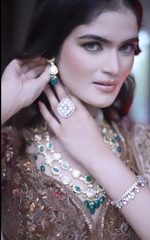 Load image into Gallery viewer, "Exquisite Grandeur: The Multicoloured Bridal Velvet Lehnga by Tanu Khera Designs"