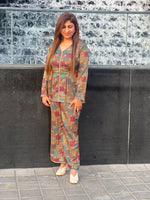 Load image into Gallery viewer, CREBE FABRIC CO-ORD SET, ADORNED WITH INTRICATE THREAD EMBROIDERY