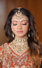 Load image into Gallery viewer, Celestial Splendor: Tanu Khera's Exquisite Bridal Lehenga in Organza and Zardozi Embroidery