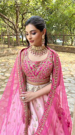 Load image into Gallery viewer, RAAS- Pink lehenga