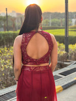 Load image into Gallery viewer, Elegant Ribbon Appliqué Ensemble