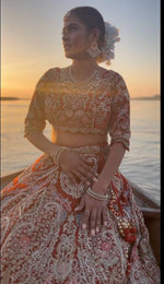 Load image into Gallery viewer, THE BRIDAL ORGANZA LEHENGA BY TANU KHERA DESIGNS