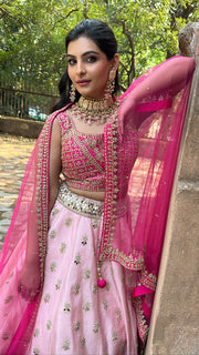 RAAS- Pink lehenga
