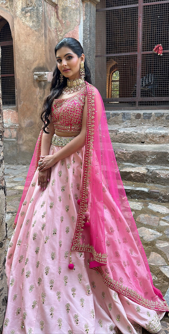 RAAS- Pink lehenga