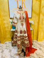 Load image into Gallery viewer, ANARKALI GOTTA PATTI SILK WITH PATTERN AND ORGANZA DUPATTA
