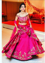 Load image into Gallery viewer, REGAL REVERIE: MAHIMA&#39;S ELEGANCE IN TANU KHERA DESIGNS&#39; &#39;CHIN UP PRINCESS&#39; LEHENGA&quot;
