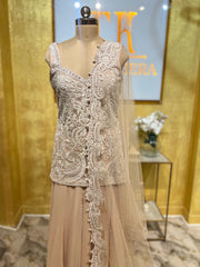 HEER- Hand embroidery and machine embroidery SHARARA