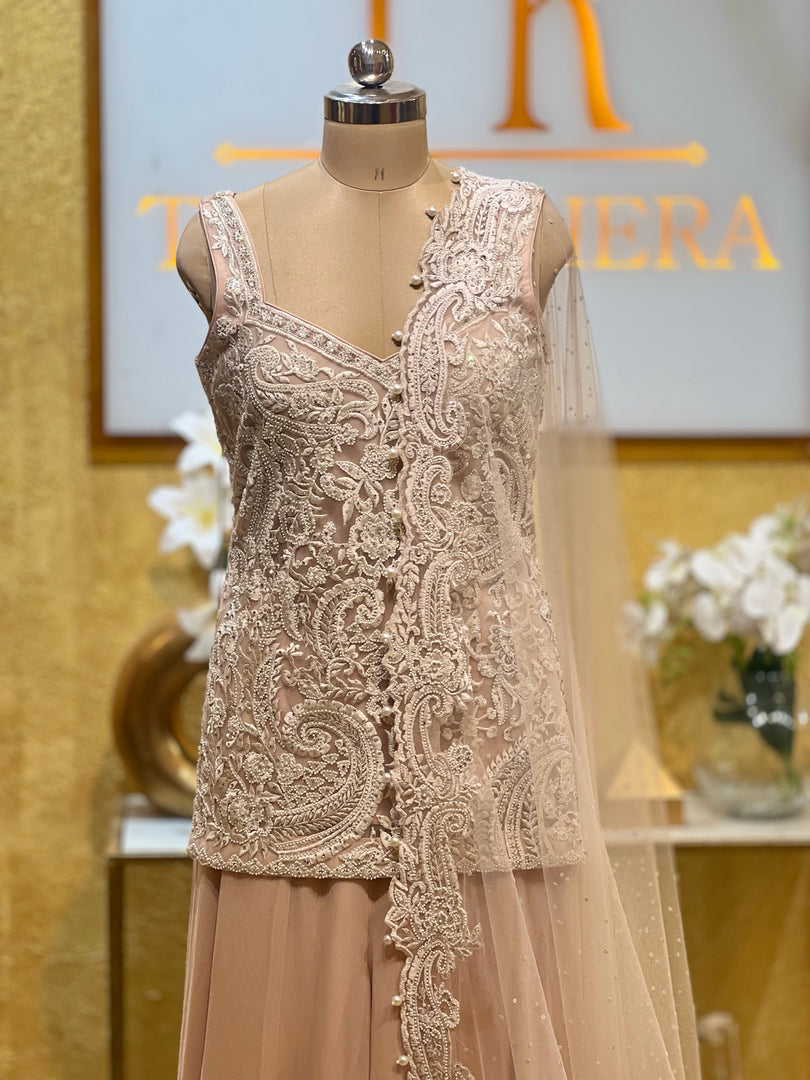 HEER- Hand embroidery and machine embroidery SHARARA