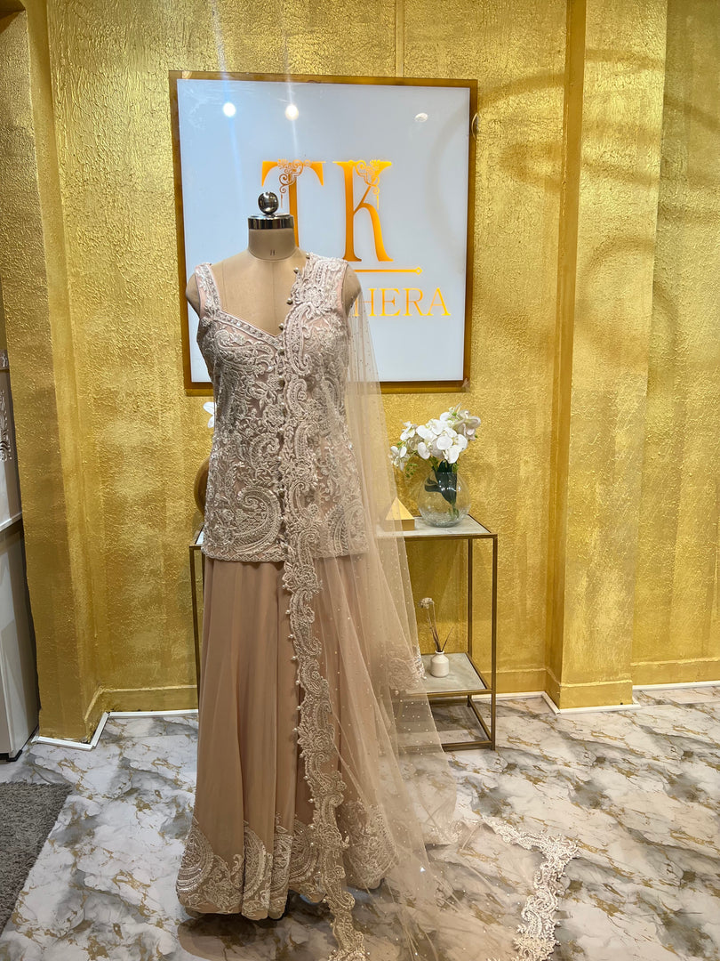 HEER- Hand embroidery and machine embroidery SHARARA