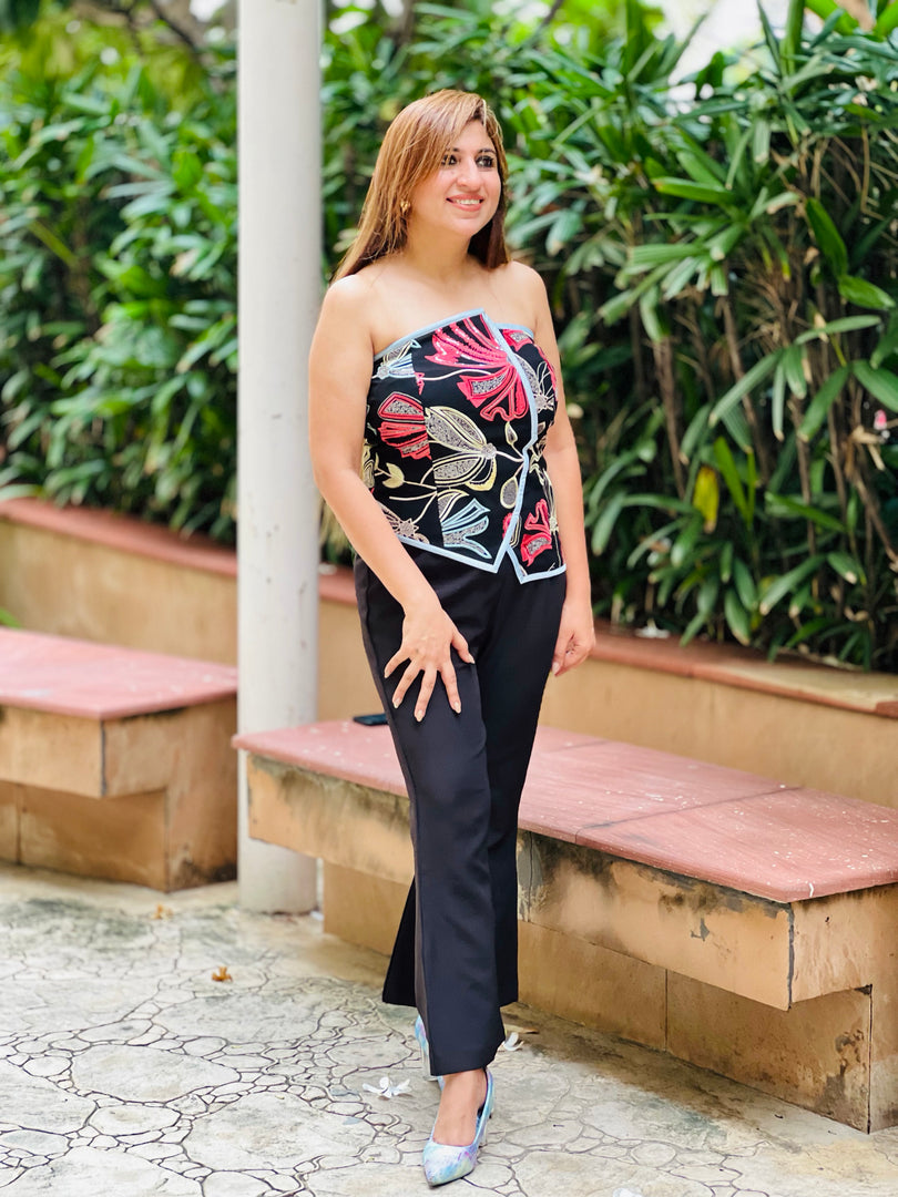 Asymmetrical tube top