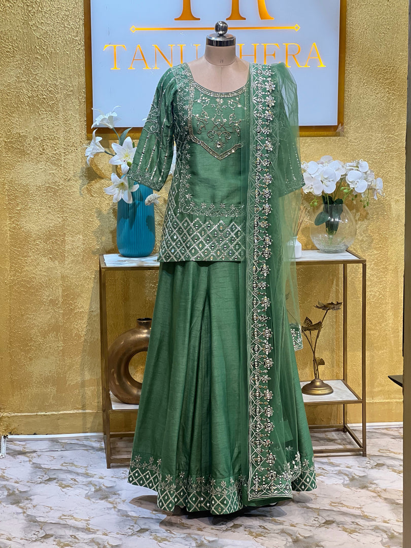 Sharara- HEER by TANU KHERA DESIGNS .
