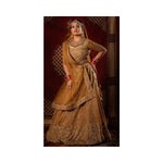 Load image into Gallery viewer, &quot;Exquisite Grandeur: The Multicoloured Bridal Velvet Lehnga by Tanu Khera Designs&quot;
